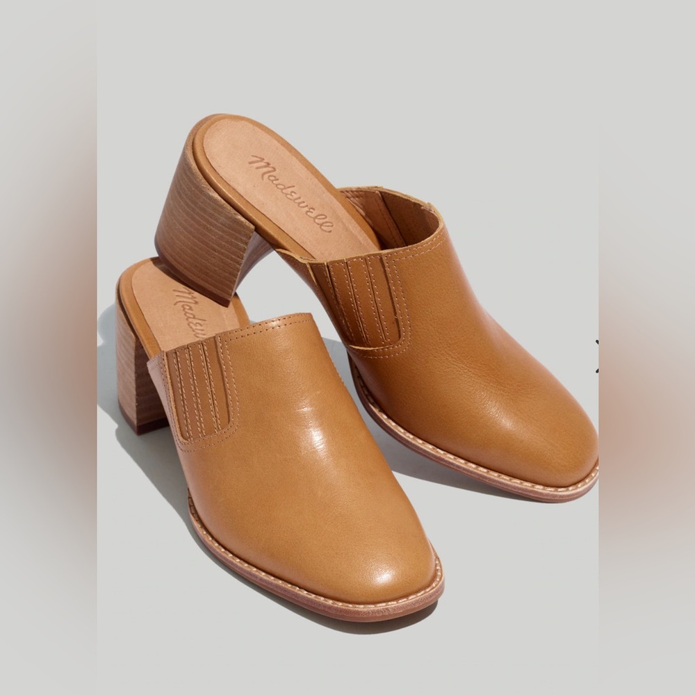 Madewell The Carey Mule Shoes in Leather‎ Size 7 women’s